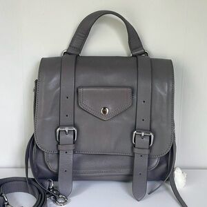 Linea Pelle Genuine Leather Top Handle Crossbody